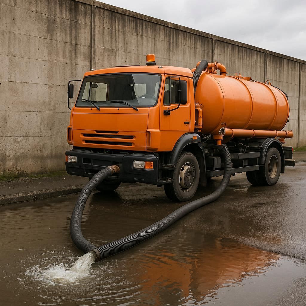 Откачка воды в Нижнем Новгороде