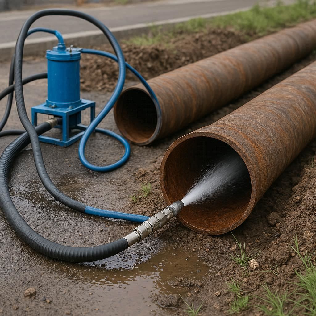 Гидродинамическая прочистка водопроводных труб в Нижнем Новгороде